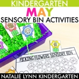 May Sensory Bins Math and Literacy Centers for Kindergarten