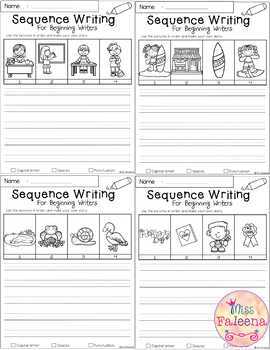 May Sequence Writing for Beginning Writers by Miss Faleena | TpT