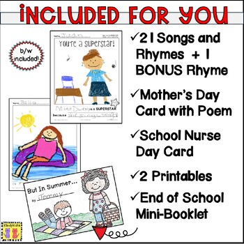 May Songs and Rhymes by KindyKats | Teachers Pay Teachers