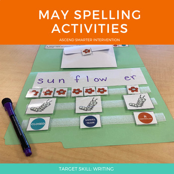 Preview of May Spelling Graphic Organizer