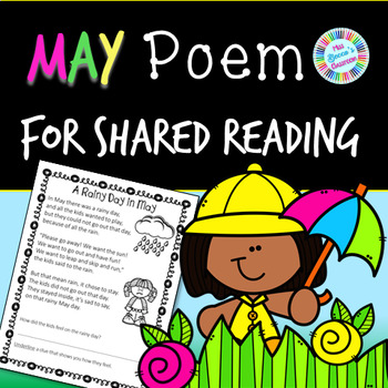 Preview of May / Spring Poem for Shared Reading - PDF and digital!!