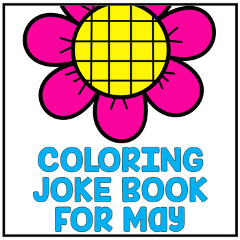 Preview of May Spring & Summer "Just For Fun" Coloring Joke Book