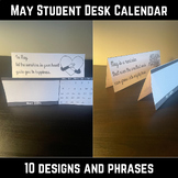 May Student Desk Calendars