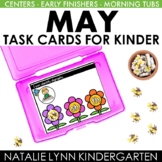 May Task Cards for Kindergarten EARLY FINISHER ACTIVITIES 