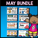 May Task Cards for Kindergarten and First Grade - Phonics 