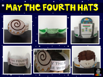 Preview of May The Fourth Be With You Hats  - Star Wars Theme