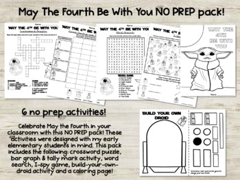 Preview of May The Fourth Be With You NO PREP Pack