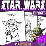 May The Fourth, Star Wars 2024: Coloring Pages For Kids, C