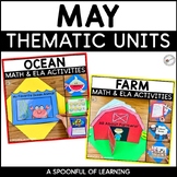 May Thematic Units | Farm Activities | Ocean Activities