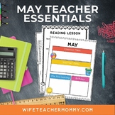 May-Themed Teacher Essentials Bundle - Printable & Editable!