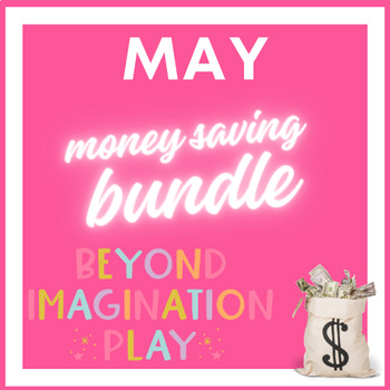 Preview of May Value Bundle for Kindergarten Learners | Beyond Imagination Play