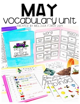 Preview of May Vocabulary Unit- for Students with Special Needs