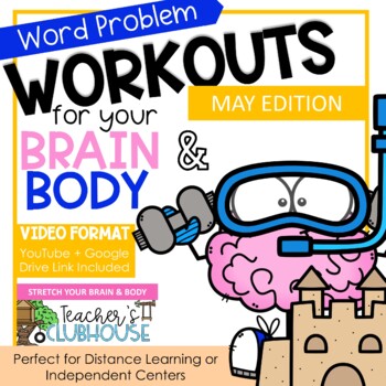 Preview of Summer Word Problem Workouts - Math and Movement