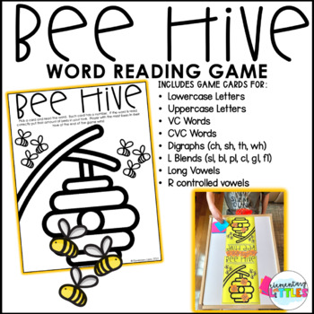 May Word Work Game | Bee Hive by Elementary Littles | TPT