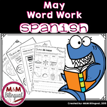 Preview of May Word Work | SPANISH