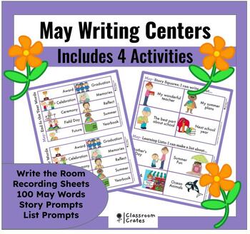 Preview of May Writing Activities