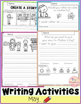 May Writing Activities by Miss Faleena | Teachers Pay Teachers