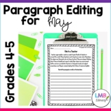 May Writing: Daily Paragraph Editing Worksheets