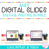 May Writing & Math Digital Resource Bundle | Kindergarten 