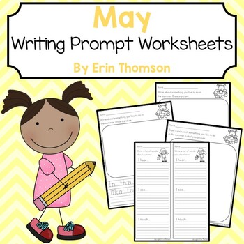 May Writing Prompt Worksheets ~ 20 Writing Prompts | TPT