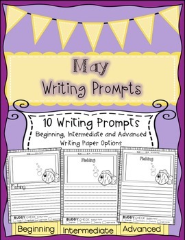 May Writing Prompts by Sweet Moments in Teaching | TPT