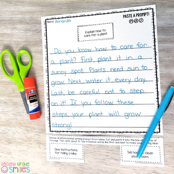 May Writing Prompts by Second Grade Smiles | Teachers Pay Teachers