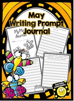 May Writing Prompts Journal by Easy Peasy Lemon Squeezy | TpT