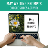 May Writing Prompts | Virtual Google Slides™ Journal Activity