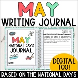 May Writing Prompts and Writing Journal 3rd Grade - 4th Gr