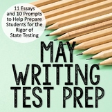 May Writing Test Prep & ELA Paired Passages for Upper Elementary