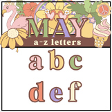 May bulletin board a-z letter set