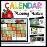 June calendar and morning meeting for kindergarten - Digit
