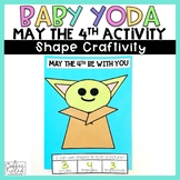 May the 4th Be With You Baby Yoda Shape Craft FREEBIE