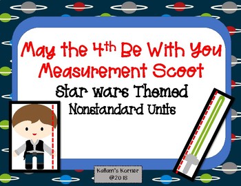 Preview of May the 4th Be With You Measurement Scoot