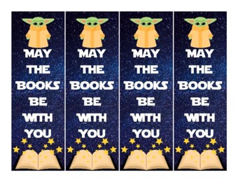 May the Books Be With You Bookmarks by Reading in the Middle Grades