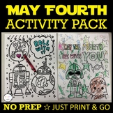 May Fourth Activities: Coloring, Word Search, and Mazes - 