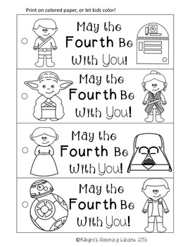 may 4th bookmarks by learning with allegra teachers pay teachers