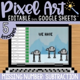 May the Fourth Pixel Art Math Google Sheets Missing Number
