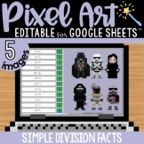 May the Fourth | Pixel Art Math Google Sheets | Simple Div