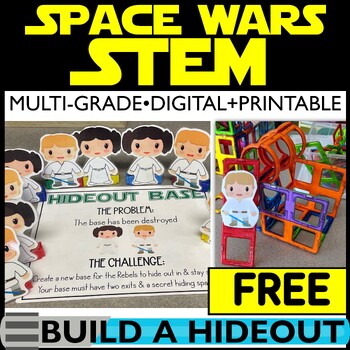 Preview of May the Fourth Be With You FREEBIE STEM Challenge May 4 Activities Star Wars Day
