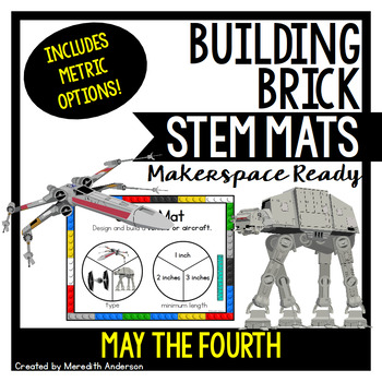Preview of May the Fourth STEM Mats - STEM Center for Building Bricks