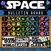 May the Fourth / Space Bulletin Board Icons and Signs EDITABLE