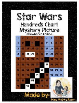 Preview of May the Fourth, Star Friends Hundreds 100s Chart Mystery Picture: Chewy