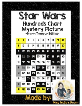 Preview of May the Fourth, Star Friends Hundreds Chart Mystery Picture: Storm Trooper