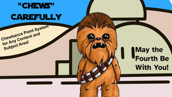 Preview of May the Fourth!  Star Wars Inspired Game ("CHEWS" Your Points) Chewbacca-Style