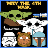 May the Fourth be with You 4 Student Masks | Star Wars Day