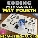 May the fourth Activities Ozobot Maze Coding Space Robot L