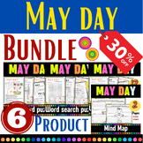 MayDay Celebration Bundle Activities |  May day Word Searc