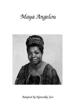 About Maya Angelou-Adapted Book (Editable) / Women's History Month