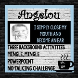 Maya Angelou Author Study, Background Powerpoint and Activities
